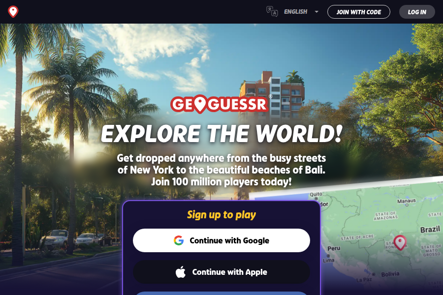 GeoGuessr - 基于谷歌地图的地理探索游戏 截图