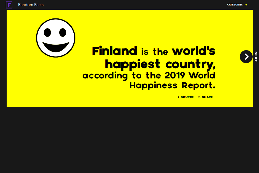 Fact Slides - 有趣事实分享平台 截图