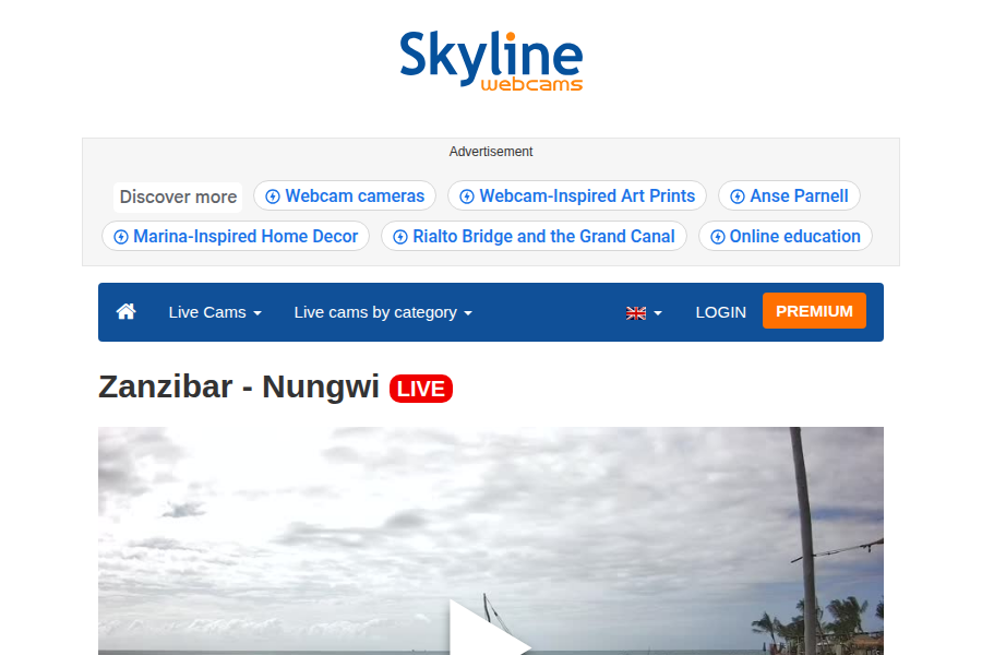 SkylineWebcams - 全球实时风景摄像头直播平台 截图