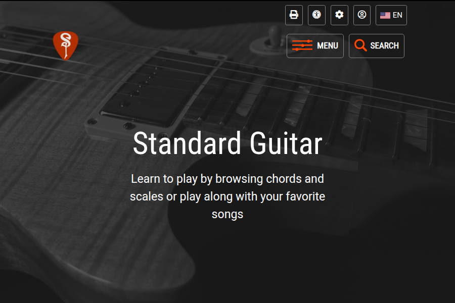 Standard Guitar - 免费吉他谱和调音器资源库 截图