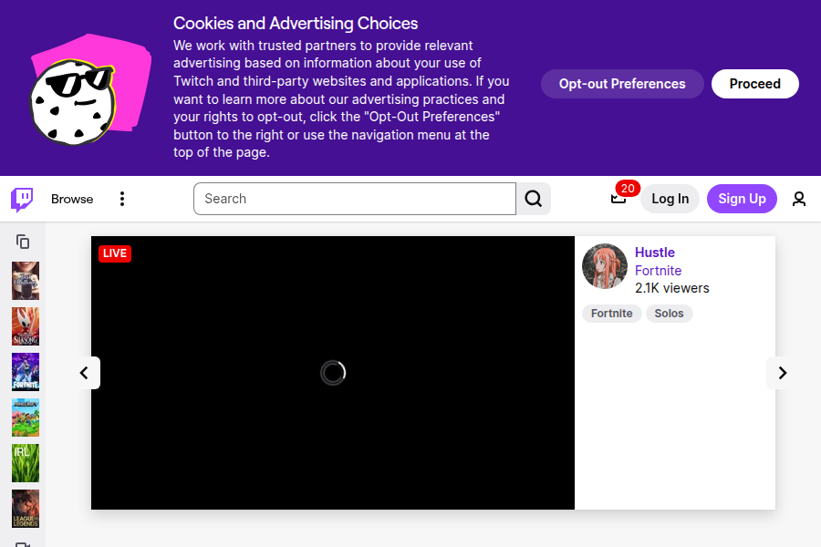 Twitch - 全球领先的游戏直播与互动社区 截图